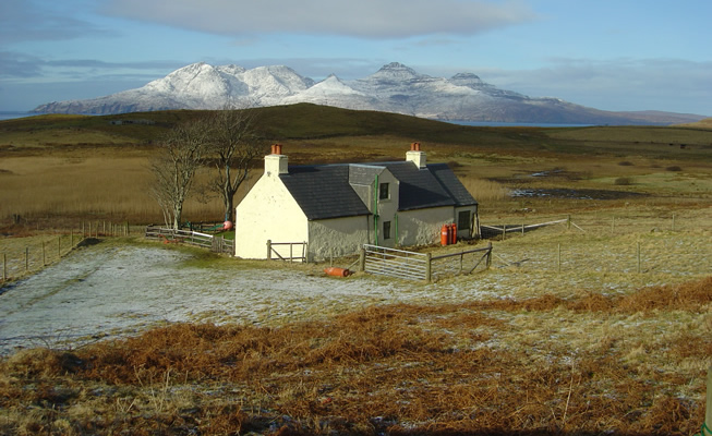 The Top House in Winter